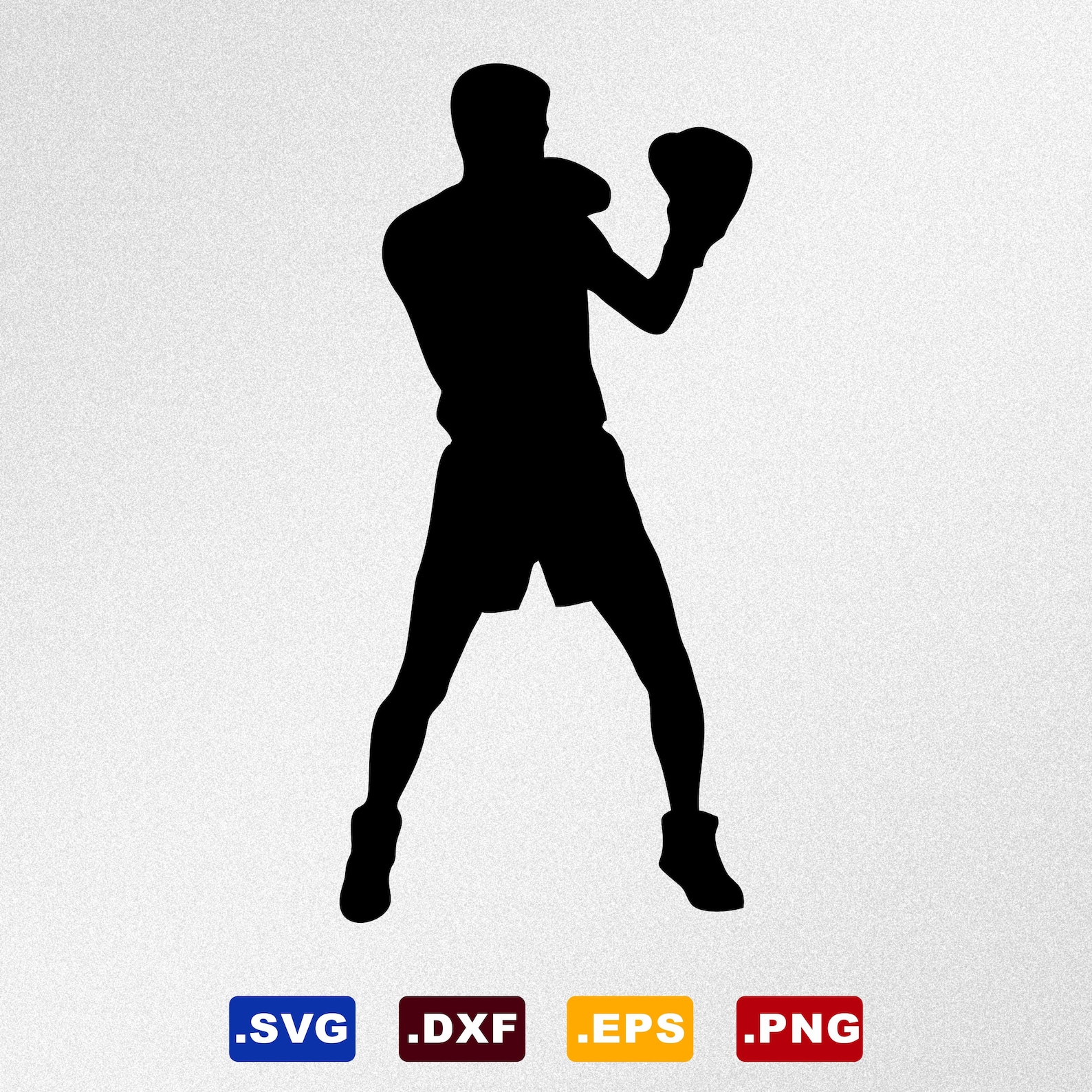 Simple Boxer Dxf Boxer, Box, Boxing Svg, Dxf, Eps Vector Files for Cricut, Silhouette ...