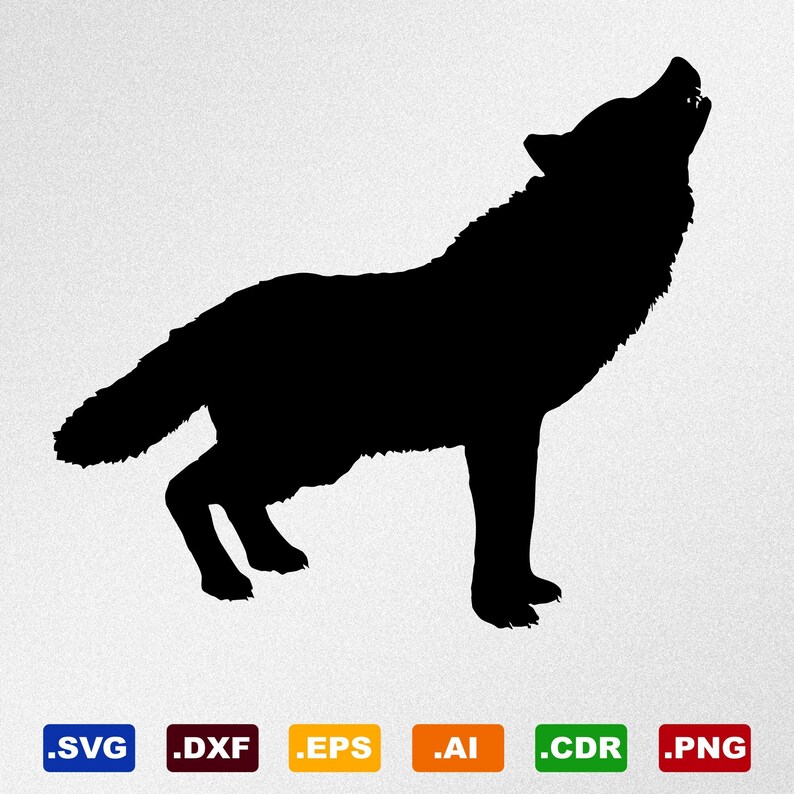 Wolf Shape Svg Dxf Super beauty product restock quality top! Eps Dealing full price reduction Ai for Cdr C Silhouette Vector Files
