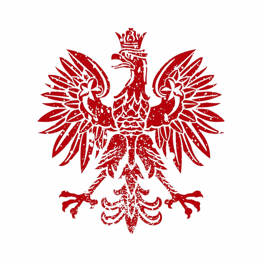 Polish Eagle Coat of Arms of Poland, PNG File for Sublimation