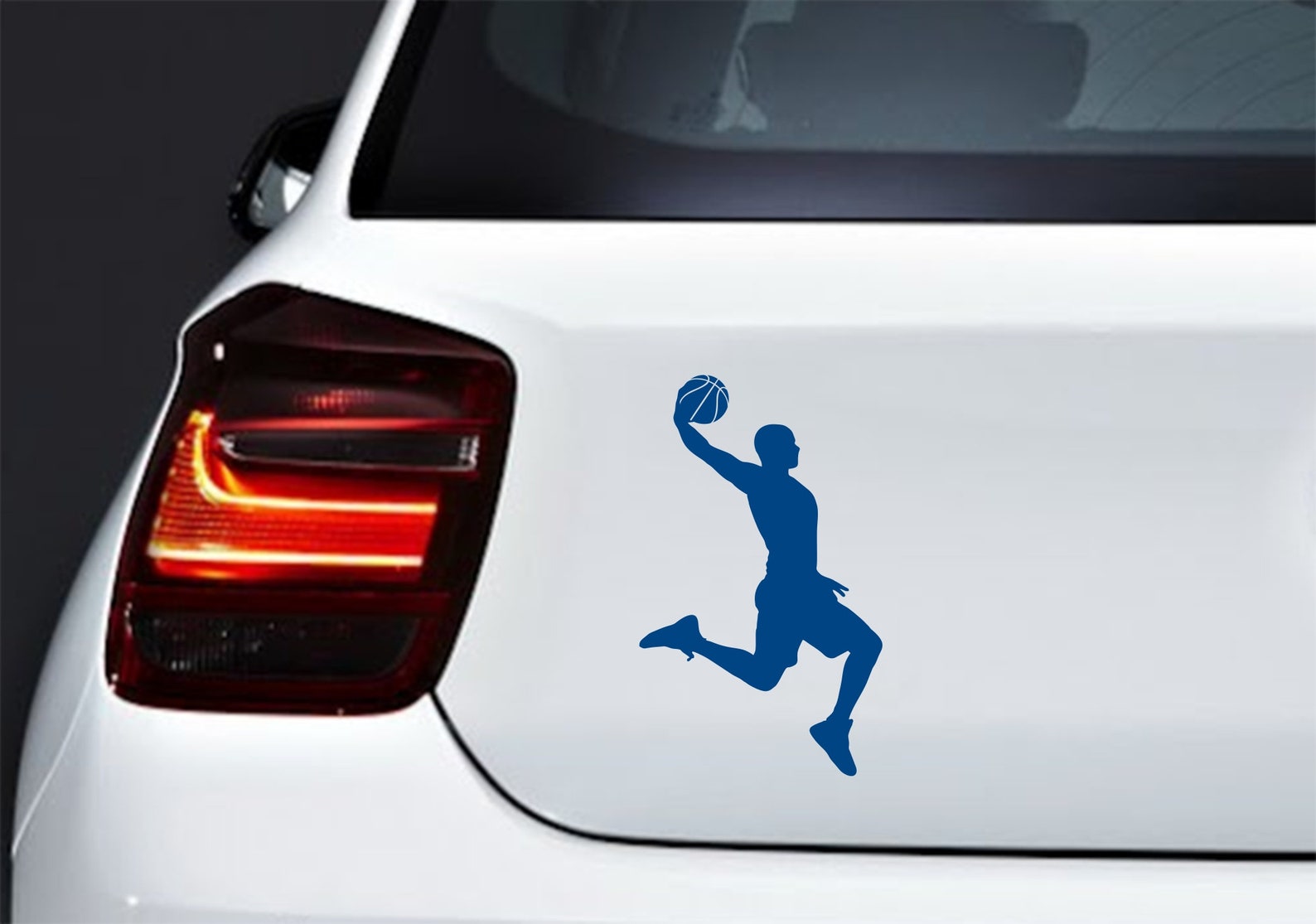 Basketball Player Vinyl Decal Sticker Etsy