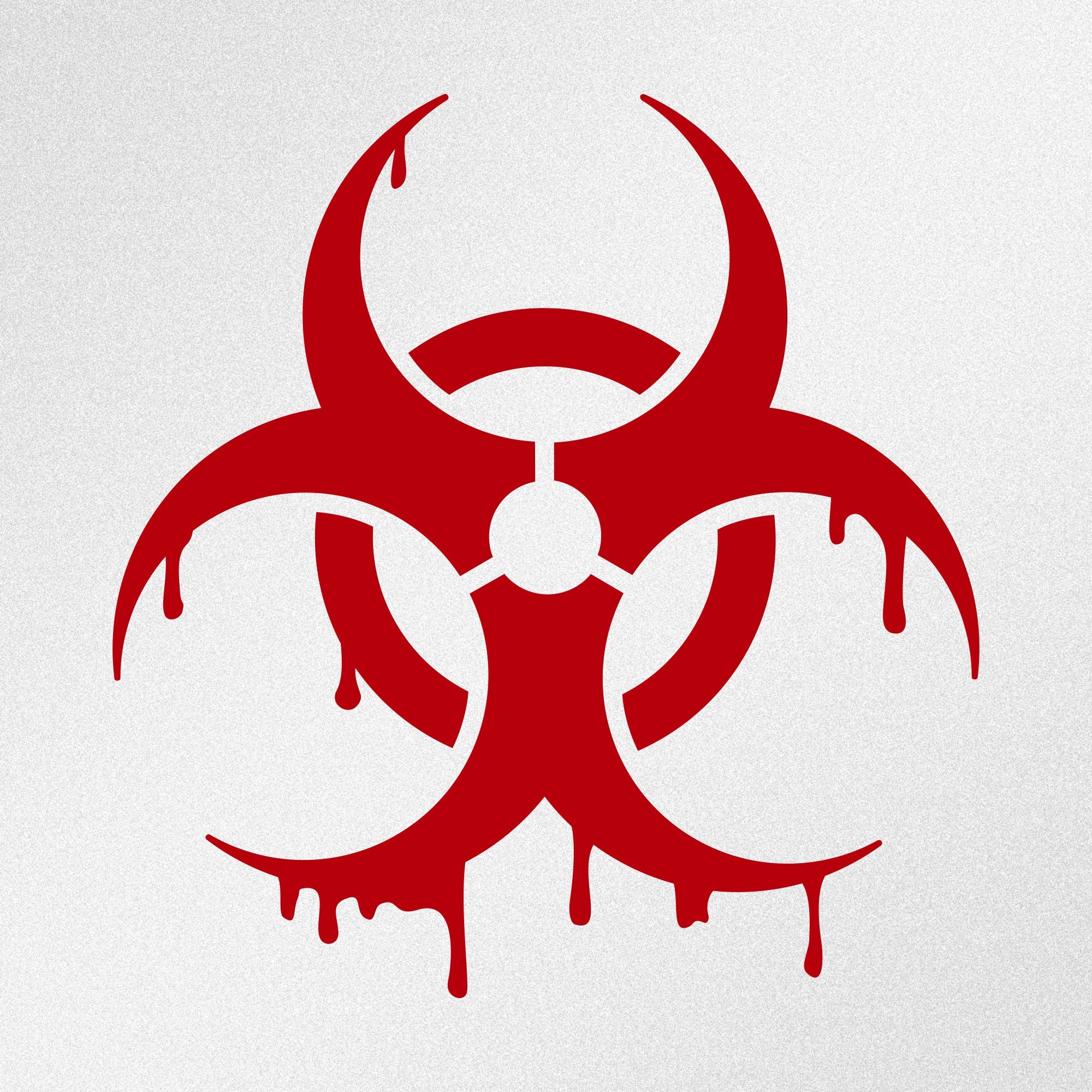 Biohazard Blood Symbol Vinyl Decal Sticker Etsy