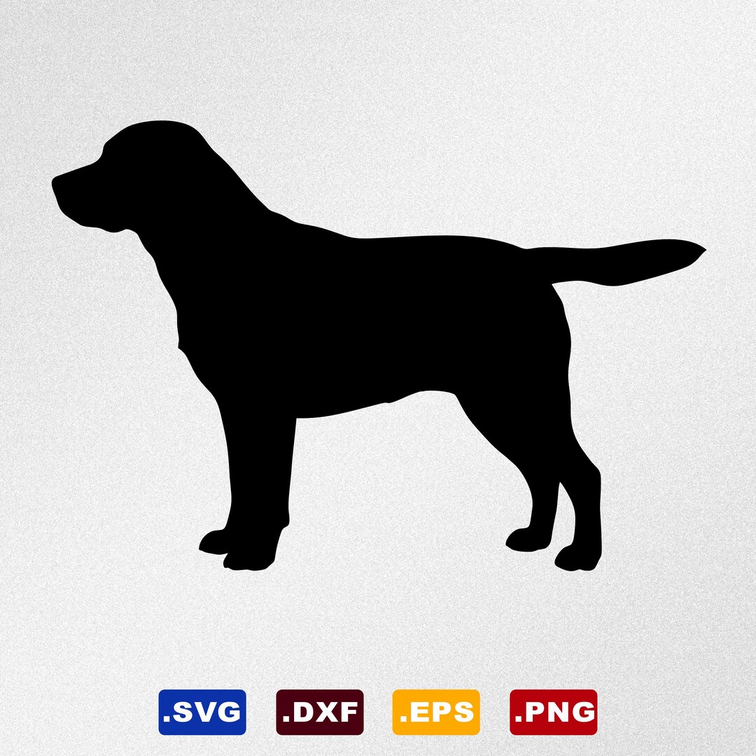 Labrador Retriever, Dog, Svg, Dxf, Eps Vector Files for Cricut ...