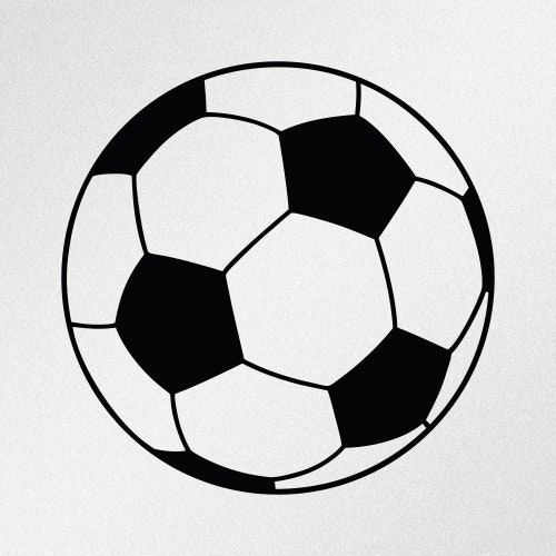 Soccer Ball Wall Decal Football Vinyl Stickers Sport Game Etsy