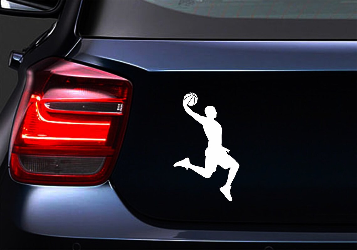 Basketball Player Vinyl Decal Sticker Etsy