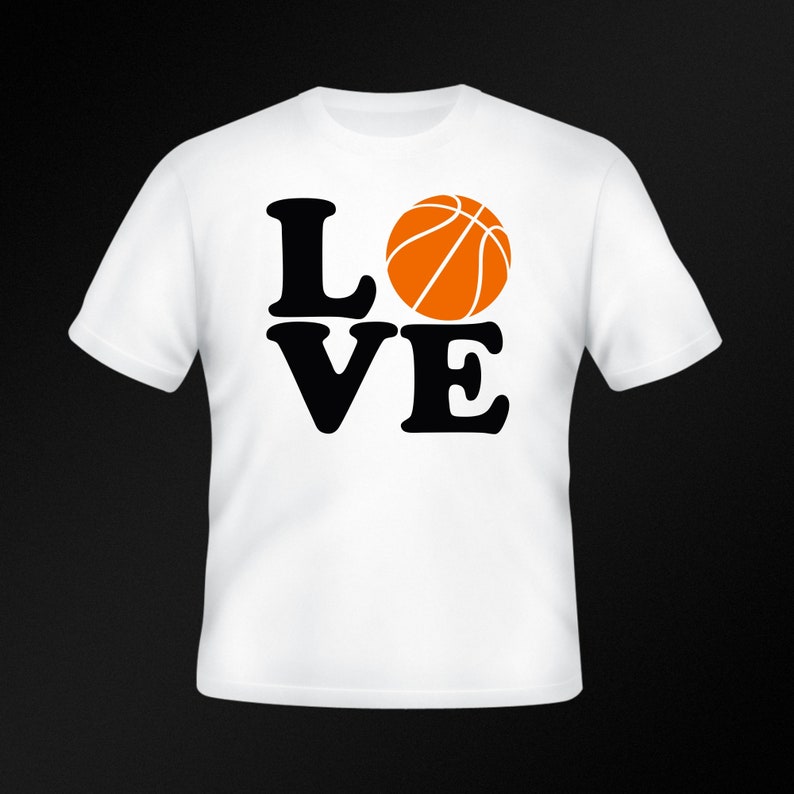 Love Basketball Svg Dxf Eps Ai Cdr Vector Files for - Etsy