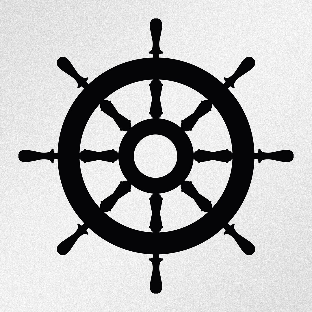 Wheelmark Sticker Ship Wheel Vinyl Decal Sticker - Etsy