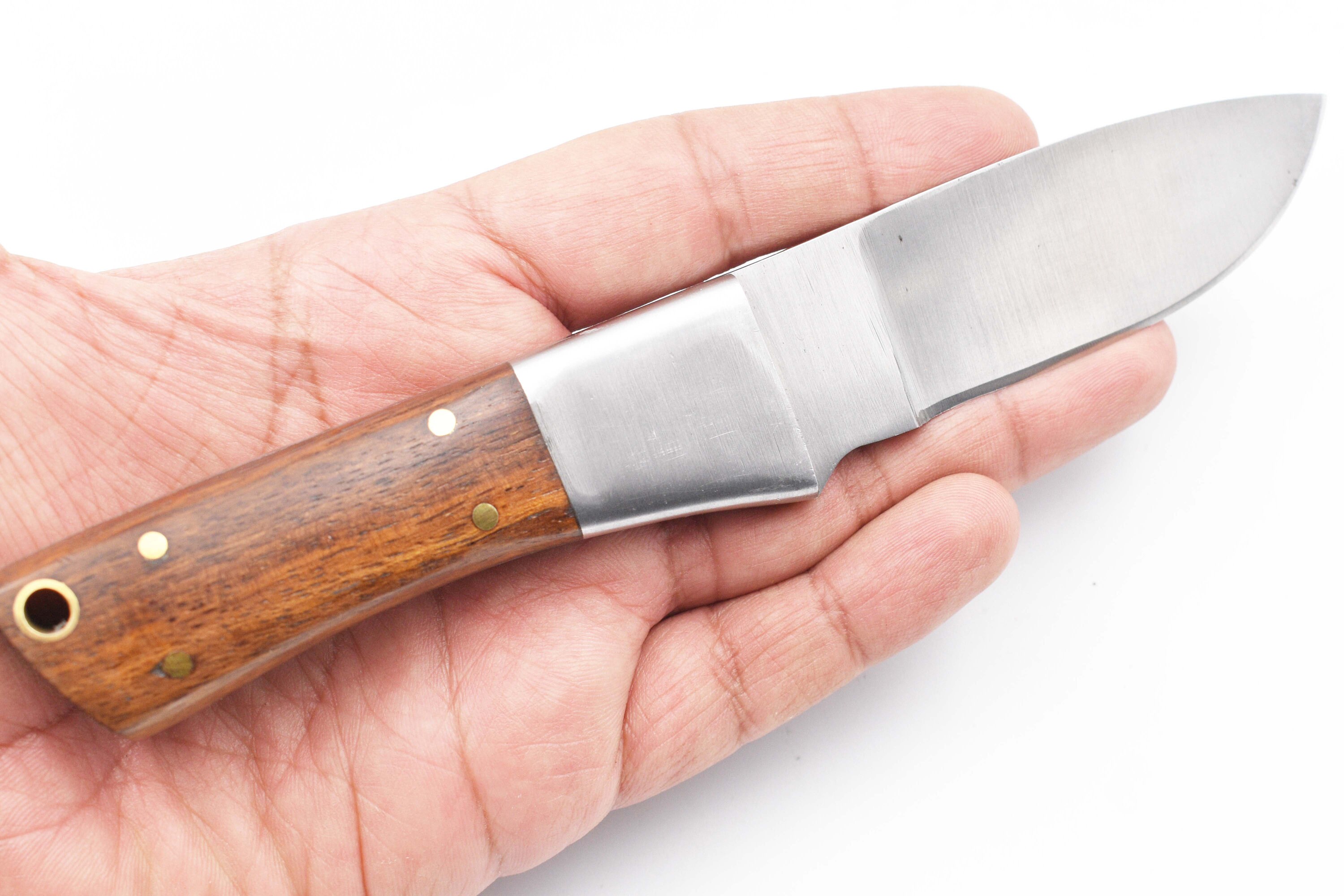 Woodworking Tool 175mm Small Left Handed Japanese Kiridashi Kogatana Utility Knife, with Blade Sheath, for Wood Carving & Bamboo Craft