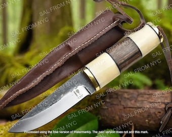 Custom Handmade PUUKKO KNIFE, Best Valentine gift for him,  Anniversary Gift- Father's Day Gift - Grooms Men Gift- Unique Gift for Boyfriend