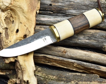 Handmade PUUKKO KNIFE, Best Christmas Gift, hunting knife, Gift for man, Wedding Gift, Birthday gift, New year gifts, Hunting Knife