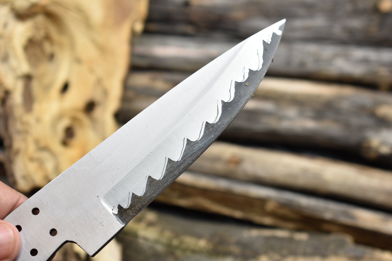 Handmade Carbon Steel Full Tang Knife Blank Etsy