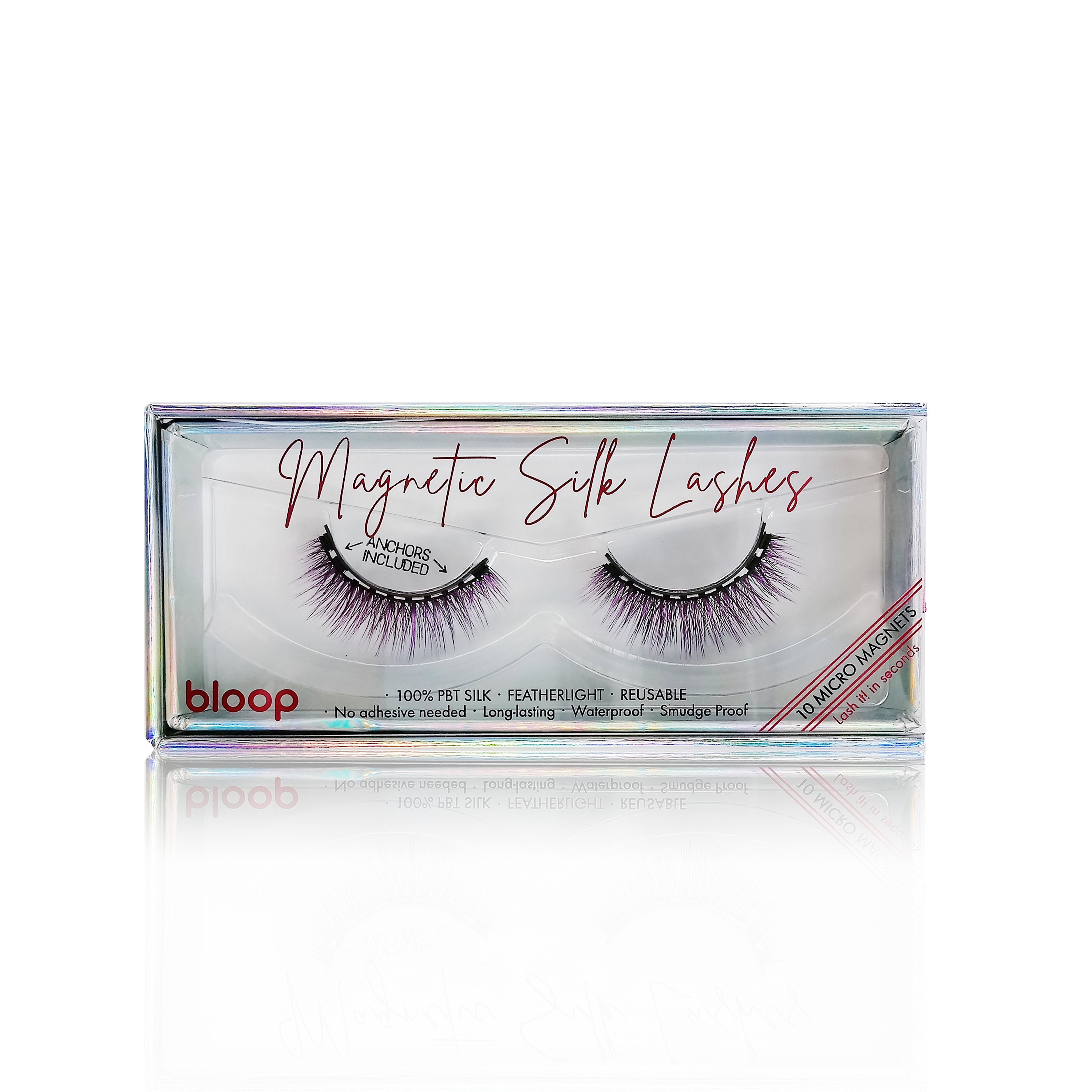 BLOOP Silky Lilac Lash it! Magnetic Silk Color Lashes