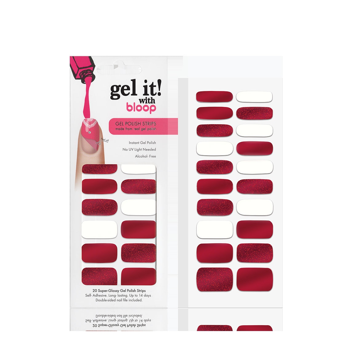 Jewelry & Beauty Nail Art Accessories Nail Decals Red Nail Wrap Nail