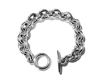 Nanna Ditzel Georg Jensen Sterling Silver Link Bracelet - 1970s Denmark