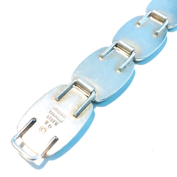 Bent Knudsen Original Solid Sterling Silver Brace… - image 5