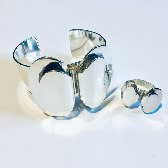 Super Rare N.E. FROM Solid Sterling Silver Bracel… - image 6