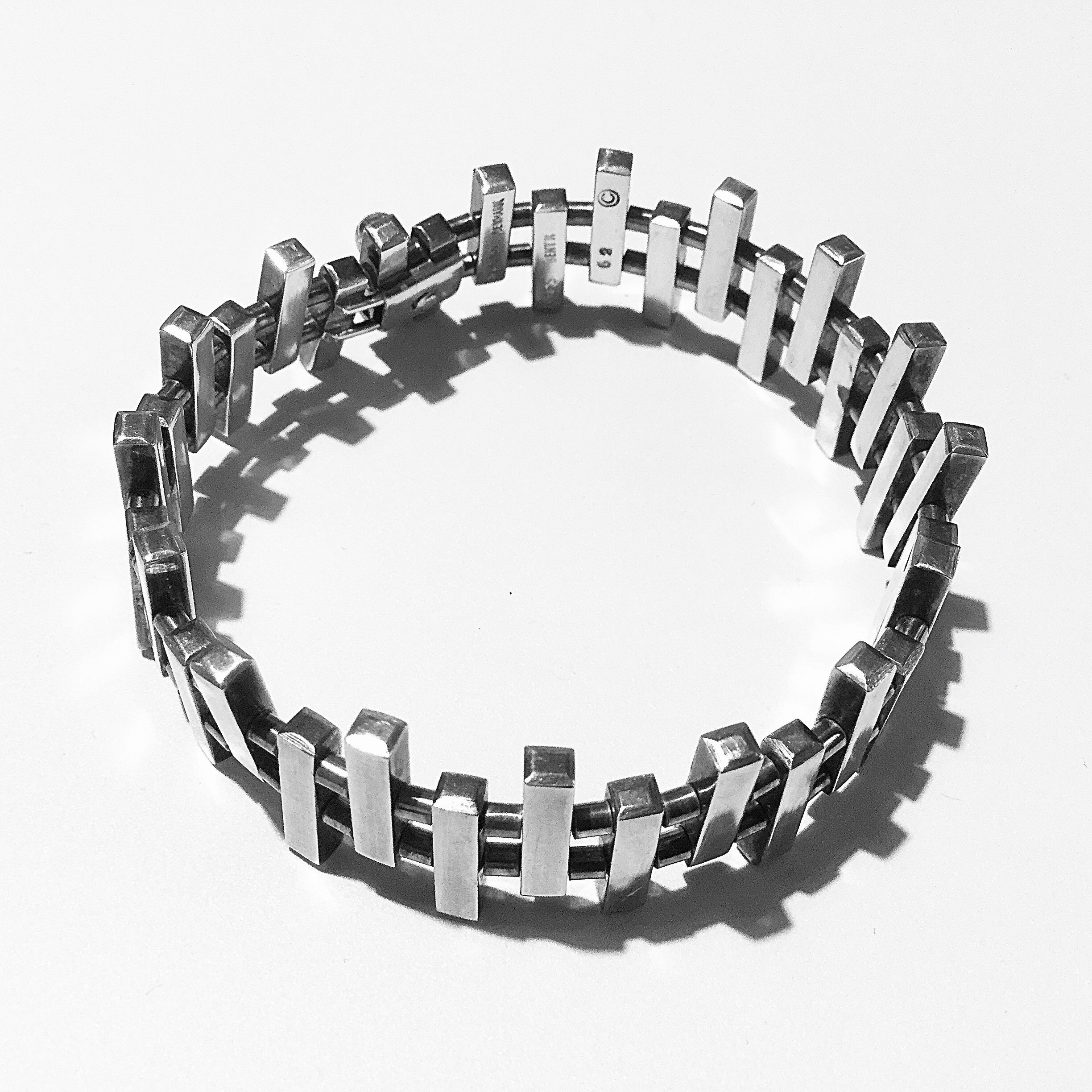 Rare Bent Knudsen Sterling Silver Bracelet Circa 1960s