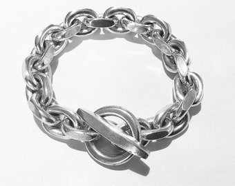 Original Vintage Rare Frantz Hingelberg Large Links Sterling