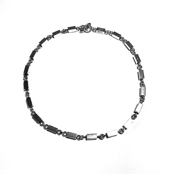 Vintage Arvo Saarela Solid Silver Rectangular Bea… - image 1