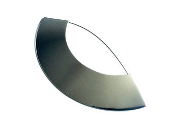 Vintage Very Rare Designed By Gail Spence For Hans Hansen Large Sterling Silver “MOON” Brooch Circa 1960’s Denmark