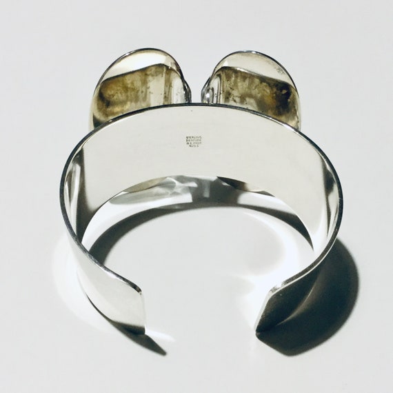 Super Rare N.E. FROM Solid Sterling Silver Bracel… - image 4