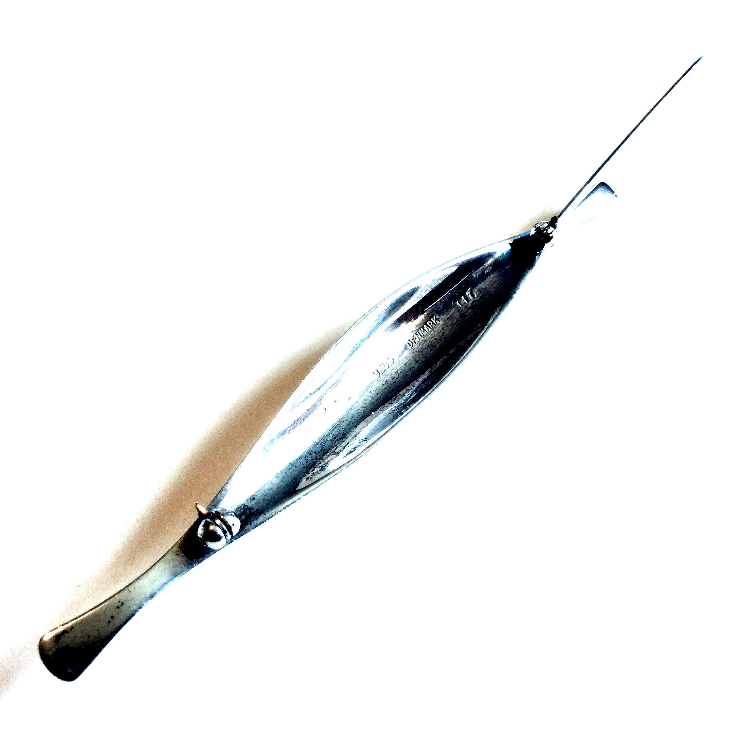 レア ヴィンテージ ハンス ハンセン ラージ スターリング シルバー