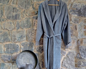 Peshtemal bathrobe, Turkish towel, Turkish cotton, peshtemal, stoned wash, beach, pool, bath, towel, hammam, highly absorbent, hand loom