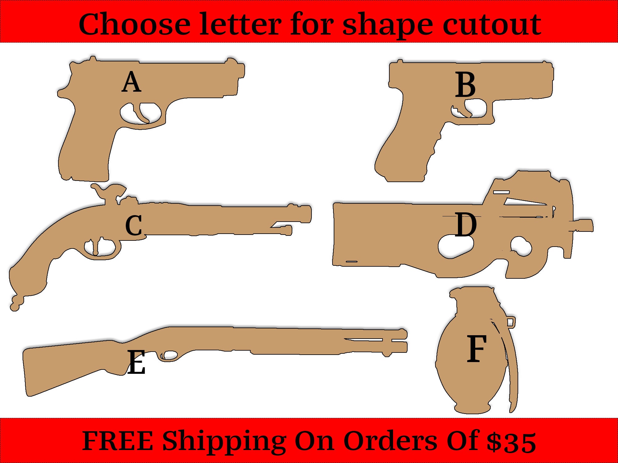 gun-grenade-pistol-shotgun-themed-wood-cutout-shapes-and-silhouettes-large-medium-or-small-sizes-etsy for Free Printable Cardboard Gun Template Gun Grenade Pistol Shotgun Themed Wood Cutout Shapes and Silhouettes - Large, Medium, or Small Sizes - Etsy for Free Printable Cardboard Gun Template