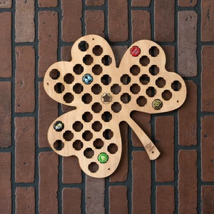 Shamrock Beer Cap Decor- Unique Gifts for Beer Drinkers - Irishmen and St. Patrick&#39;s Day Gifts - Custom Engraving