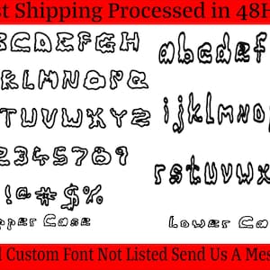 Einzelne Holz Buchstaben Schriftarten - unvollendete Birke Sperrholz 2-30 Zoll - Skater Schrift - dekorative Handwerk Monogramm, Home Decor, DIY Handwerk