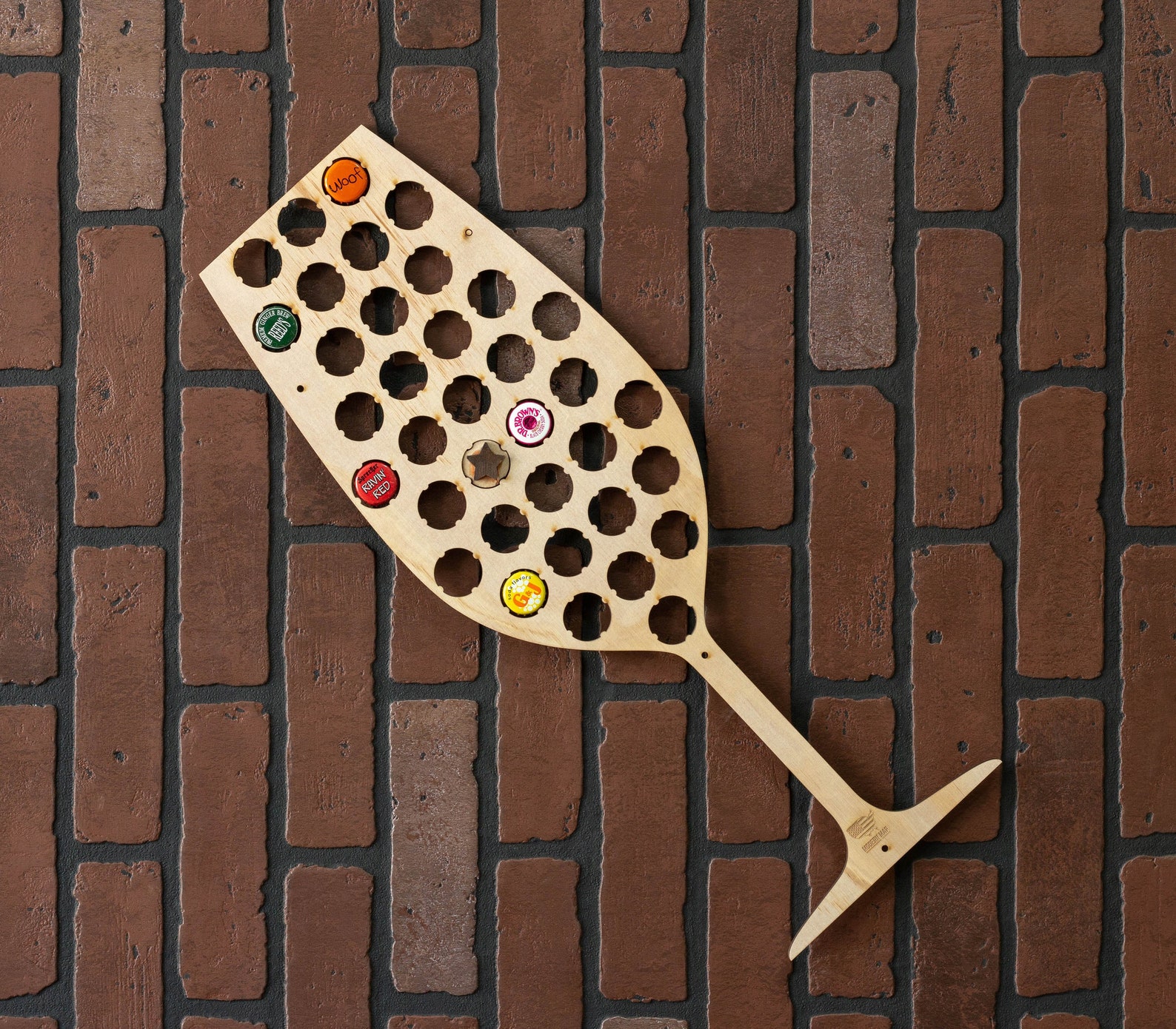 Wine Glass Bottle Cap Decor Unique Beer Gifts for Women Etsy