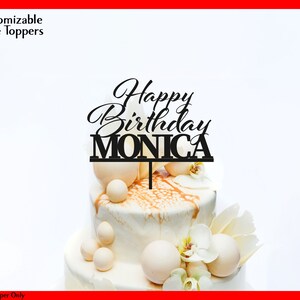 Gâteau d’anniversaire | Gâteau personnalisé | Wedding Cake Topper | Joyeux anniversaire Cake Topper | Cake Topper pour les | d’anniversaire Bday Cake Topper