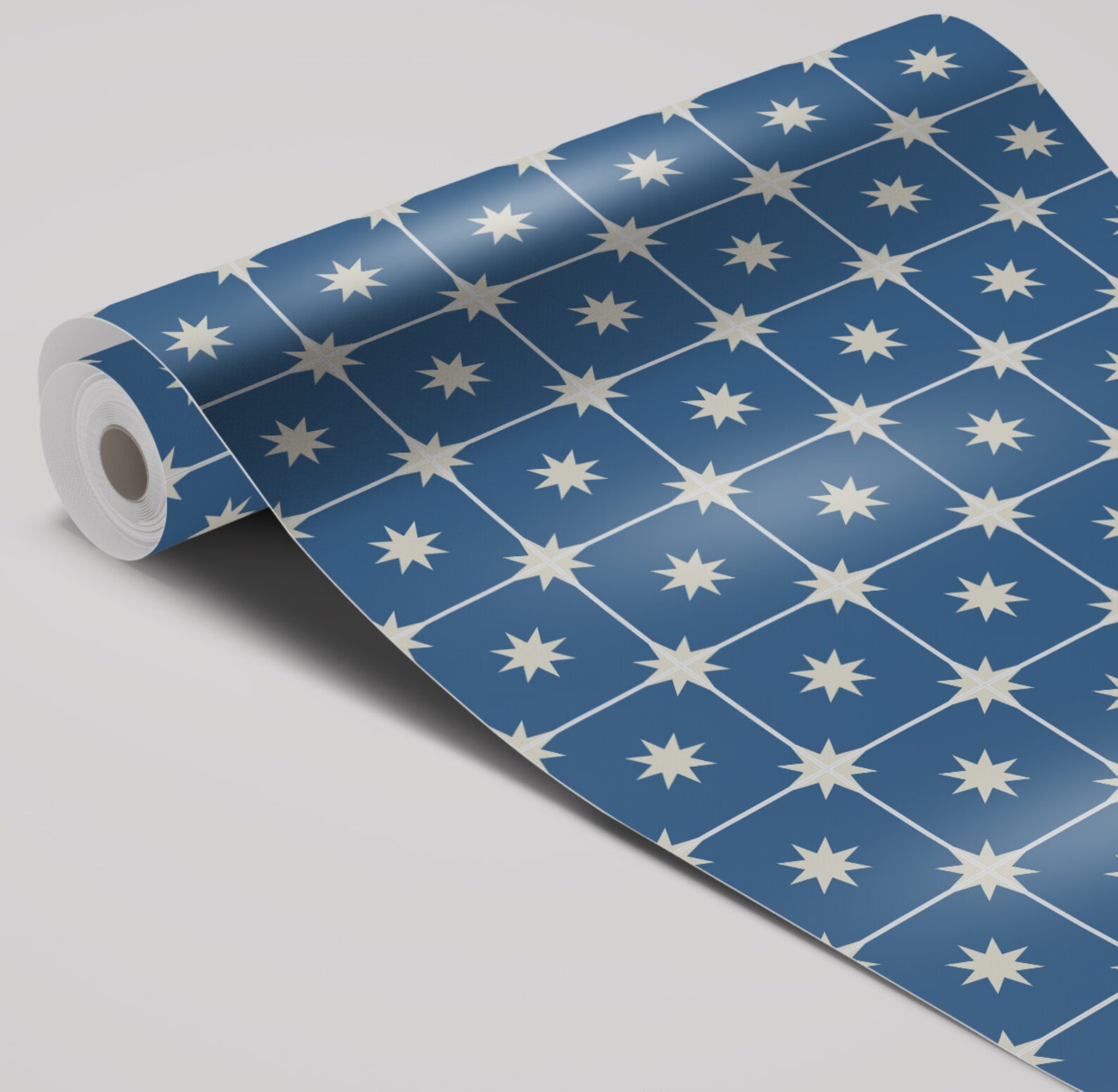 Blue Bathroom Tiles Sticker Aesthetic Removable Tile Etsy UK