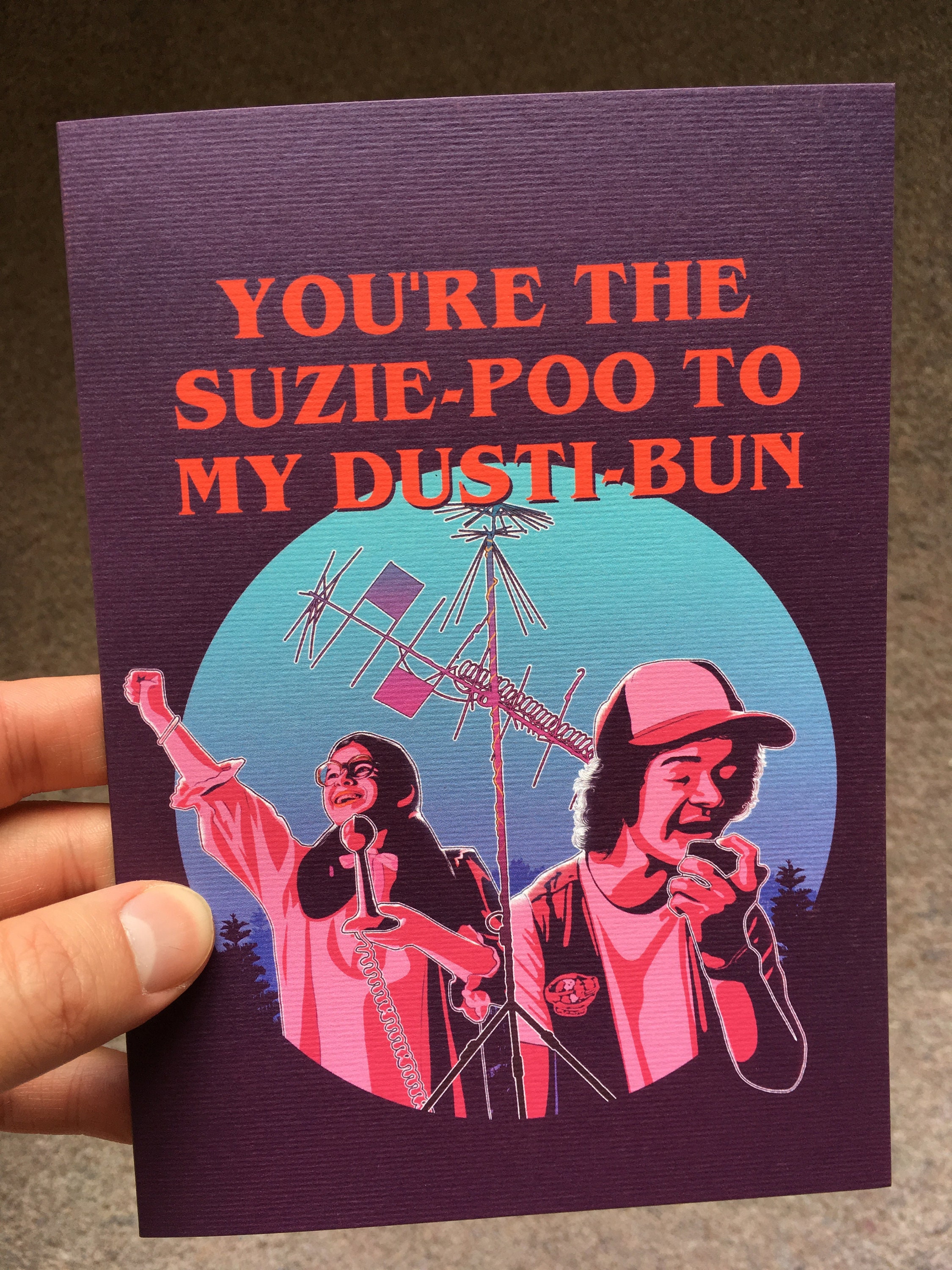 Stranger Things You're the Suzie-Poo to my Dusti-bun | Etsy