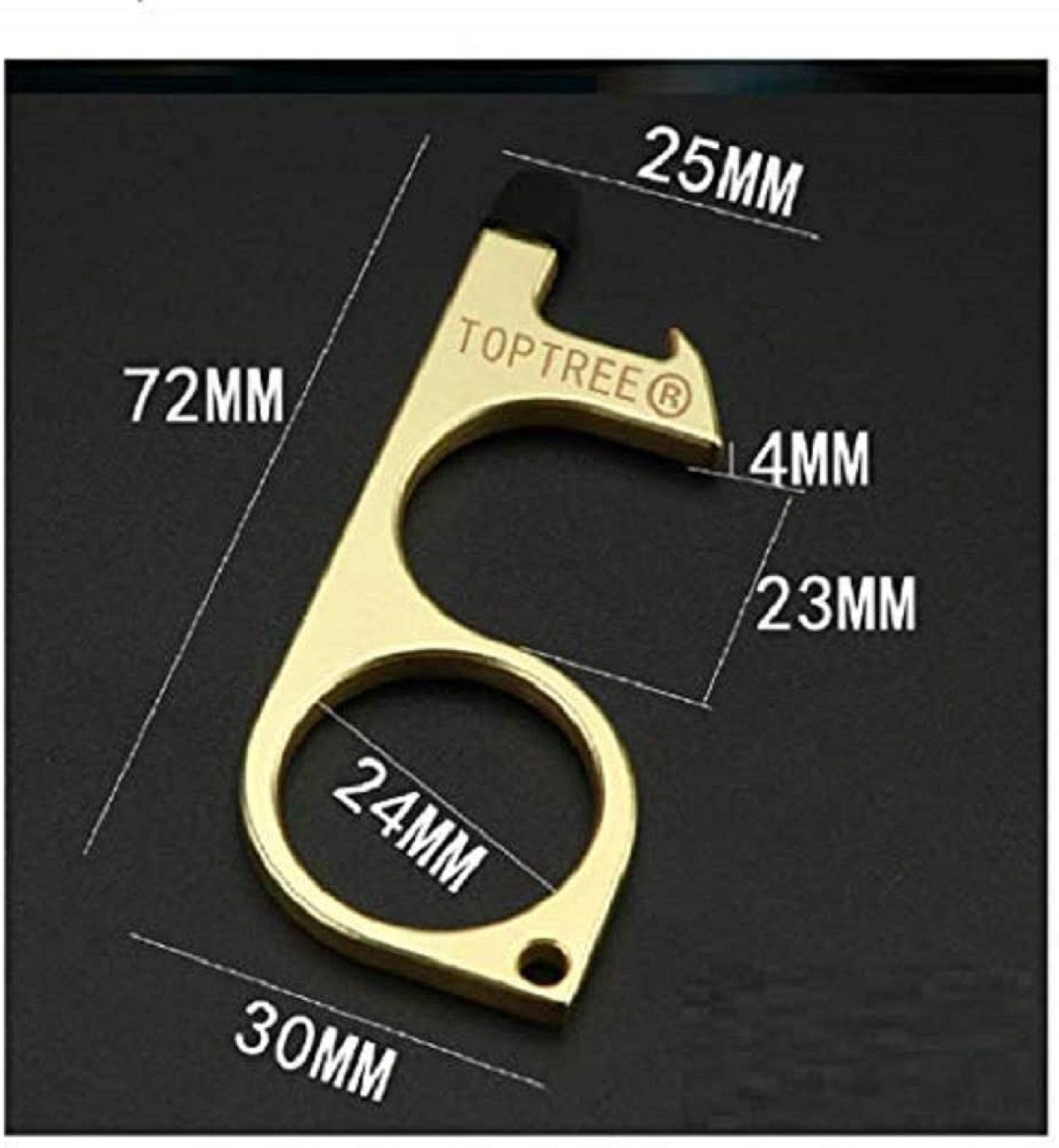 3pcs Clean Key Door Opener Handheld Brass EDC Keychain No Touch Hand Tool Kit MU 3pcs Clean Key Door Opener Handheld Brass EDC Keychain No Touch Hand Tool Kit MU