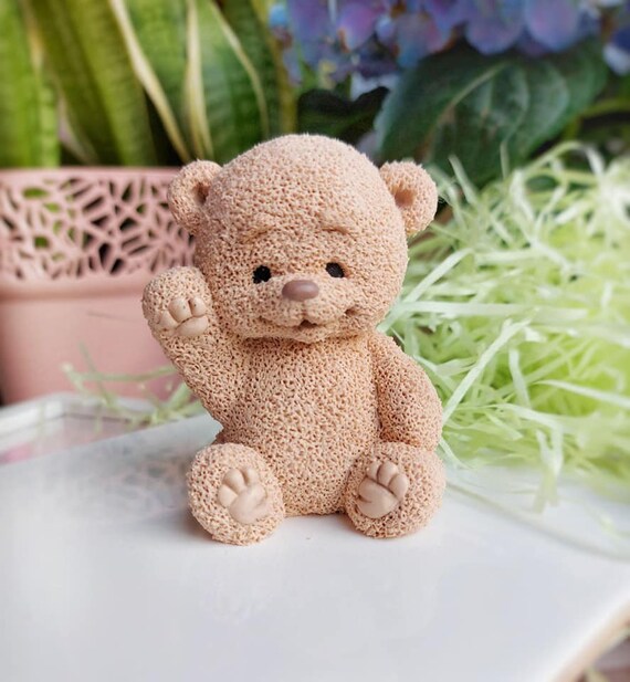 Silicone mold Teddy bear Caramel