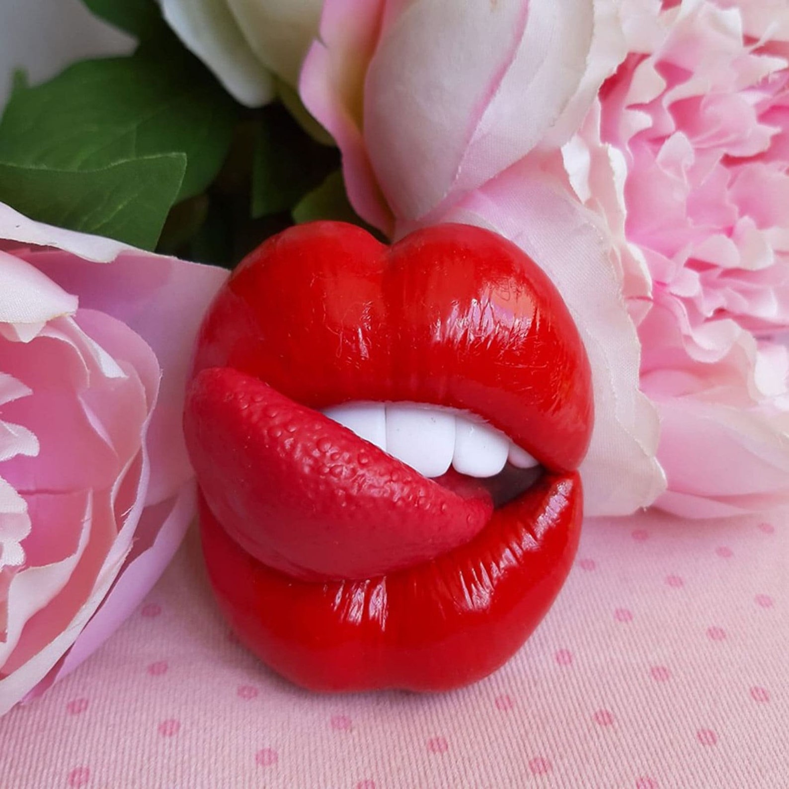 Silicone Mold lips With Tongue Etsy
