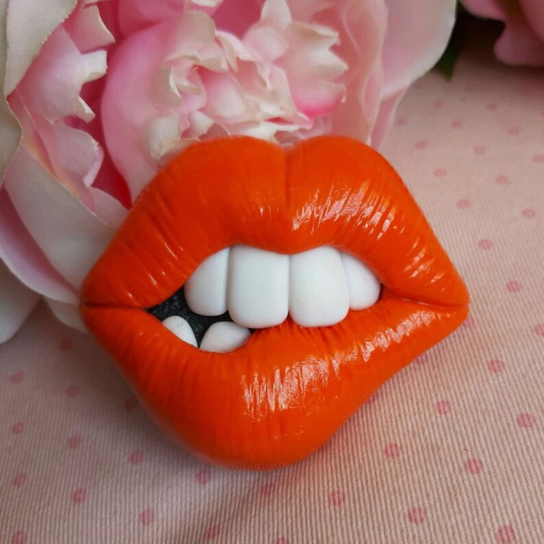 Silicone Mold lips Etsy