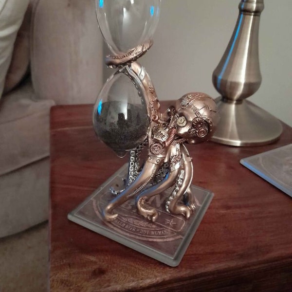 Steampunk Octopus Sand Timer