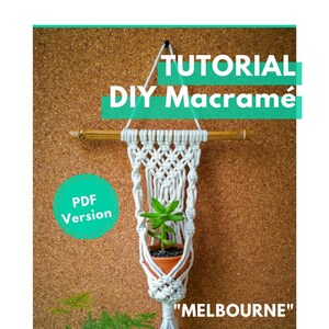 DIY (NL) Macrame Tutorial plantenhanger "Melbourne" - Digitale PDF-tutorial direct downloaden