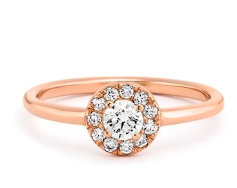 kiki janine. Halo Diamond Ring, True luxury & Classic style!