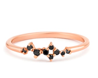 ELOISE. Diamond Cluster Ring, Mother's Day Gift-Gift for Her- Valentine's Gift