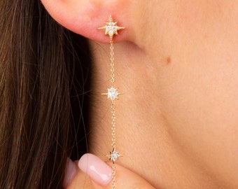 ELOISE.  Elegant Diamond Earrings, Unique Earrings for Unique Women!