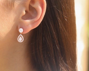 ELOISE.  Elegant Diamond Earrings, Unique Earrings for Unique Women!