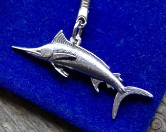 Marlin Pewter Keyring with Gift Pouch