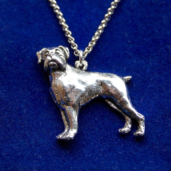 Boxer dog necklace