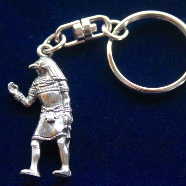 Horus Pewter Keyring with Gift Pouch