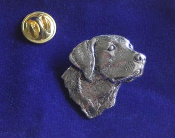 Labrador Dog Pewter Lapel Pin Badge with Gift Pouch