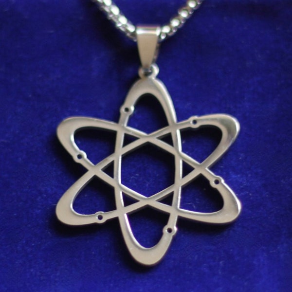Atom Pendant Necklace with Gift Pouch