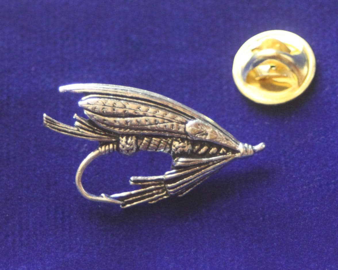 Petite Broche Ou Pendentif En Forme De Mouche - Métal Doré, Référence WG186 (occasion, Bon état)