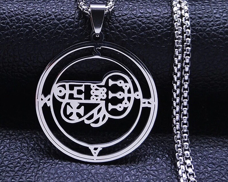 Shax Sigil Goetia Solomon Demon Seal Pendant Necklace With Etsy